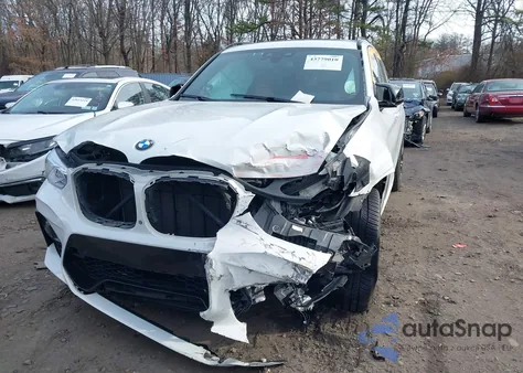 2020 BMW X3 M Competition z USA, uszkodzony, nr VIN 5YMTS0C02L9B31573